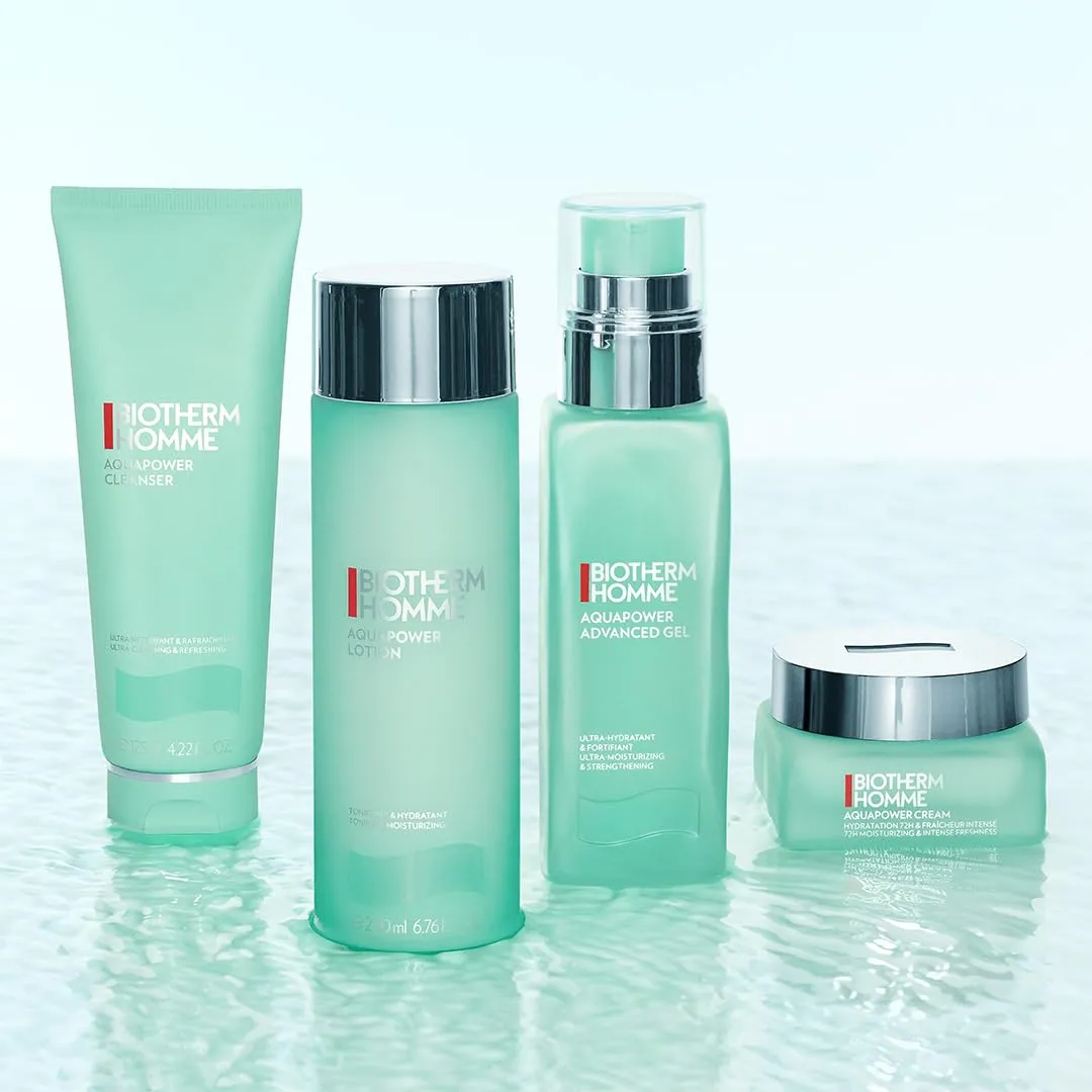 Aquapower Advanced Gel, Men's Gel Face Moisturizer That Hydrates And Strengthens Skin, Fresh And Fast-Absorbing Water-Gel Formula