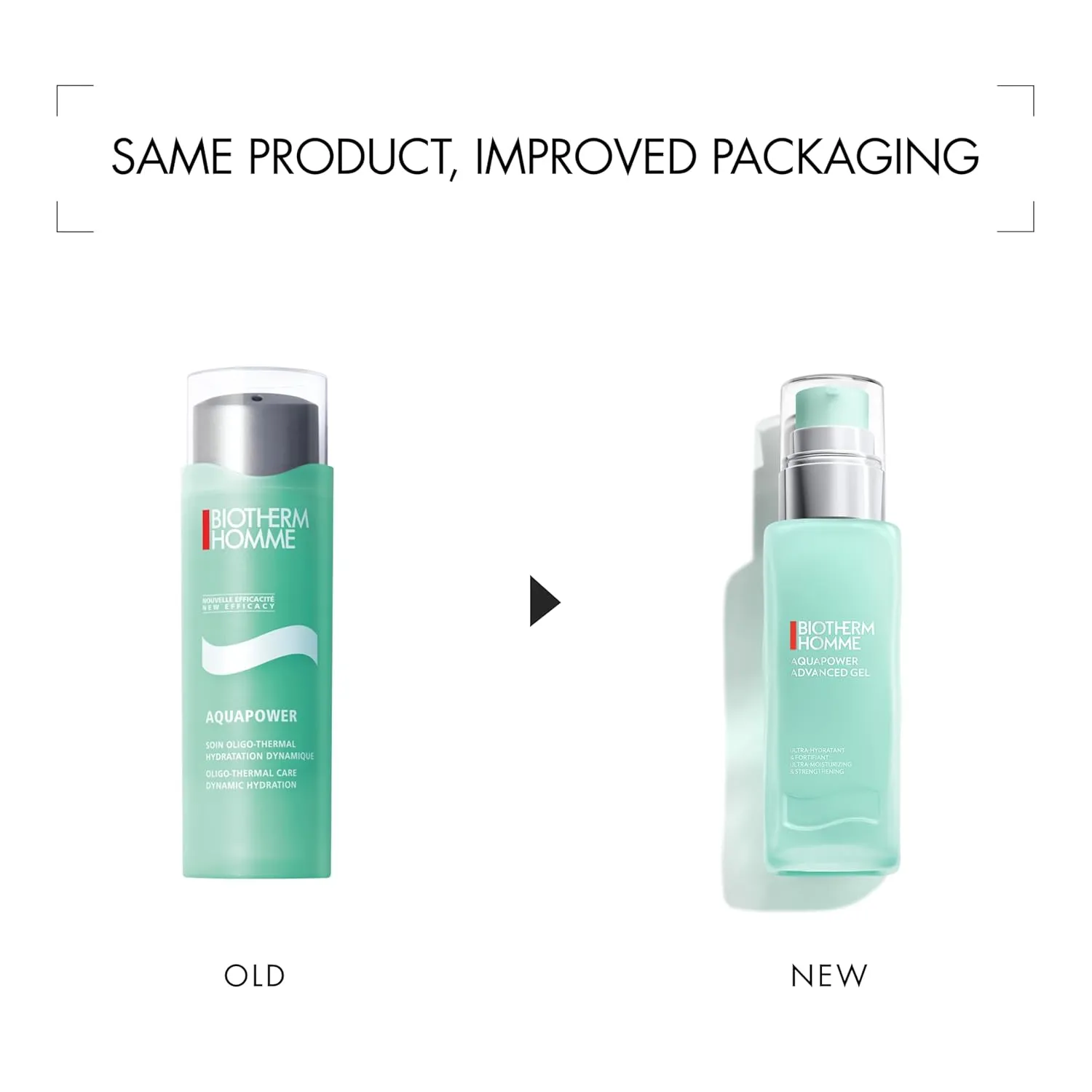 Aquapower Advanced Gel, Men's Gel Face Moisturizer That Hydrates And Strengthens Skin, Fresh And Fast-Absorbing Water-Gel Formula