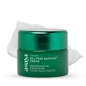 Asa...ya Barrier  Oil Free Moisturizer with Niacinamide, Hyaluronic Acid and Ceramides | Fights Active Acne, Prevents Breakouts | Lightweight Moisturize 50g