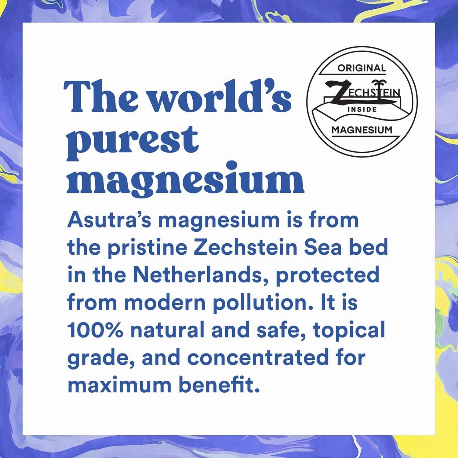 ASUTRA Magnesium Body Butter Lotion, 6.76 oz, Soothing Shea Butter & Almond Oil Moisturizer, Premium-Quality Magnesium Oil, Lemongrass Essential Oil