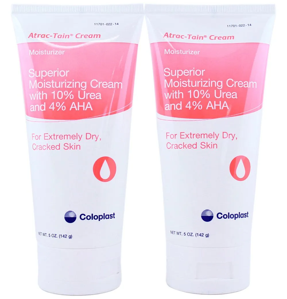 Atrac-Tain Unscented Hand and Body Moisturizer Cream 5 oz. Tube 1814 2 Ct