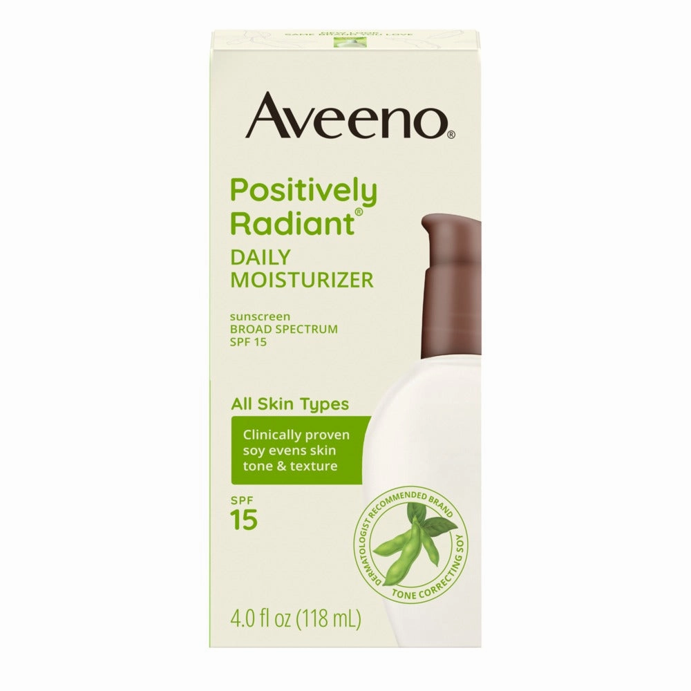 Aveeno Positively Radiant Daily Moisturizer with Broad Spectrum SPF 15