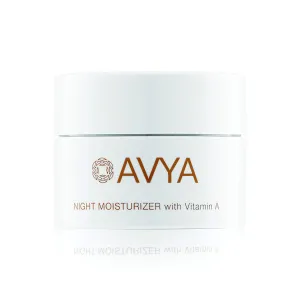AVYA Night Moisturizer (0.34oz) - Advanced Ayurvedic Skincare/Retinol Cream with Antioxidants/Reduces Fine Lines and Wrinkles