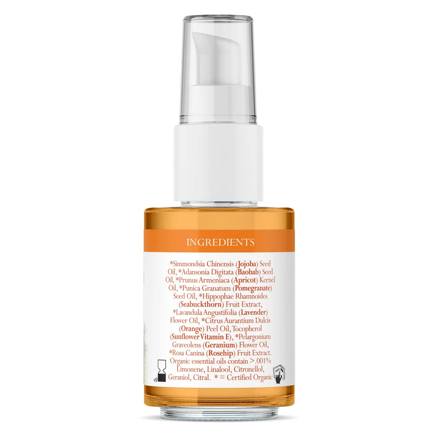 Badger Seabuckthorn Face Oil, Organic Face Moisturizer for Women & Men, Nourishing & Soothing Organic Jojoba, Baobab & Vitamin E Oil, Vegan Antioxidant Rich Facial Oil, 1 fl oz Glass Bottle