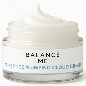 Balance Me Tripeptide Plumping Cloud Cream 1.7 fl oz, Anti Aging Moisturizer Face Cream for Hydrating & Firming with Ceramides & Hyaluronic Acid