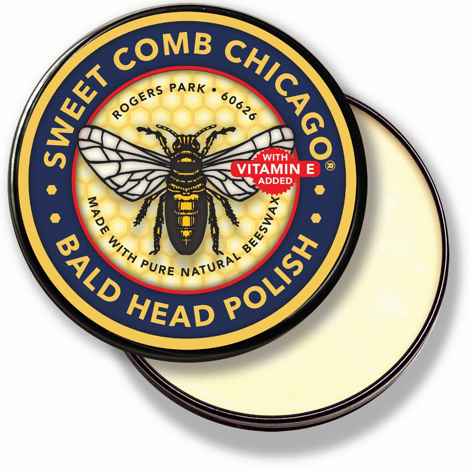 Bald Head Polish: Mens Aftershave Polish for Men, Waterproof Moisturizer for Bald Heads, Great for Father's Day, Christmas, Holiday, (2.0 oz) Travel Size