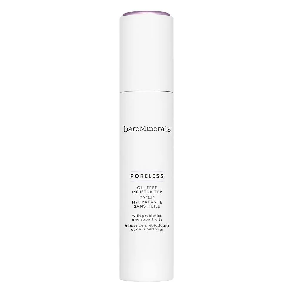 bareMinerals Poreless Oil-Free Moisturizer for Face, Lightweight Hydrating Face Cream, Minimizes Look of Pores, Ideal for Oily Skin, Vegan