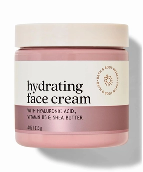 Bath and Body Hydrating Face Cream With Hyaluronic Acid | 4 Oz