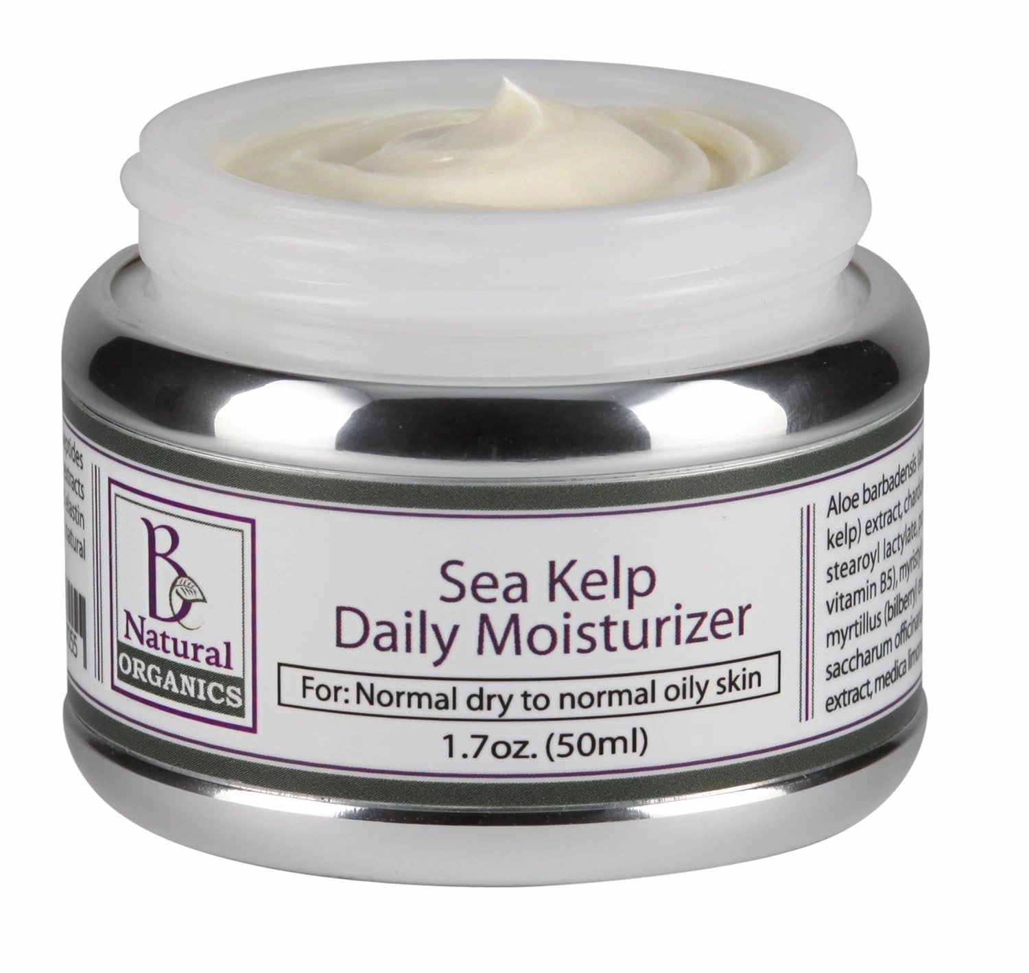 Be Natural Organics Sea Kelp Moisturizer (High-Performance Anti-Aging Moisturizer) 1.7 Oz (50 ml)