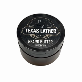 Beard Butter for Men with Shea Butter, Coconut Oil, and Jojoba Oil - Beard Softener and Beard Moisturizer for Men. Muliple scents available. Veteran owned and Operated. (Unscented)