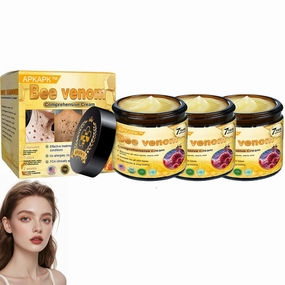 Bee Venom Comprehensive Cream, 2025 New Bee Venom Skin Treatment Cream, Bee Venom Cream-50g, Natural Skin Moisturizer for All Skin Types (3)