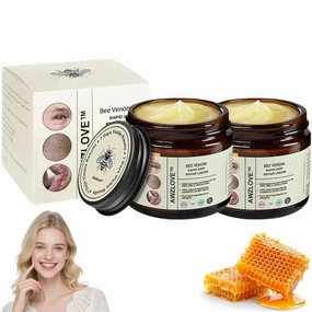 Bee Venom Cream, Bee Venom Rapid Skin Repair Cream, Bee Venom Skin Treatment cream, Effective In Reducing skin Blemishes, Gentle and Non-irritating for All Types (2PCS)