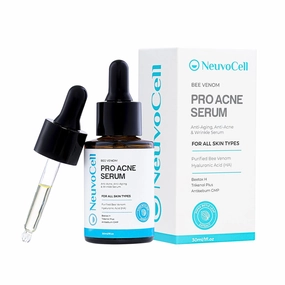 Bee Venom Pro Acne Serum, Bee Tox Facial Serum, Anti-Aging, Acne, Wrinkle Serum, Hydrating Serum for Face Skincare, Hyaluronic Acid, Trikenol Plus, Antisebum, Face Beauty Serum, 1fl.Oz