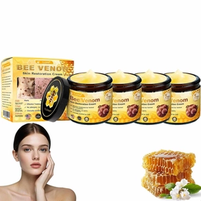 Bee Venom Skin Restoration Cream, Bee Venom Skin Treatment Cream for Face & Body, Bee Venom cream for Women & Men - Day & Night Use (4)