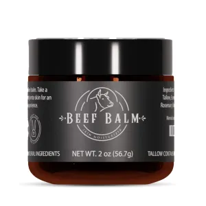 Beef Tallow Balm - Beef Tallow For Skin Care, Tallow Moisturizer, Face Cream, Lotion & Cream (Vanilla, Grass-Fed Tallow)