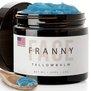 Beef Tallow For Face & Body | Grass Fed & Finished Beef Tallow Balm Infused with Essential Oils (Lavender, Jojoba, Blue Tansy) | Face Moisturizer to Revitalize and Nourish Skin - 2 oz