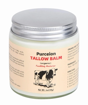 Beef Tallow for Skin (4 Oz), Whipped Grass-Fed Beef Tallow Moisturizer for Deep Hydration, Beef Tallow for Face, and Nourishing Tallow Face Moisturizer for Skin Care.