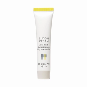 Beekman 1802 Bloom Cream Goat Milk Face Moisturizer, 15mL - Lightweight, Gentle, Deeply Hydrating & Nourishes Skin Barrier - All Skin Types - Cruelty Free - Packaging May Vary