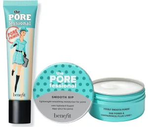 Benefit Matte Set Includes The POREfessional Primer [0.75 Fluid Ounces]   The Porefessional Smooth Sip Moisturizer [1.7 Fluid Ounces] Full Size Set UNBOXED