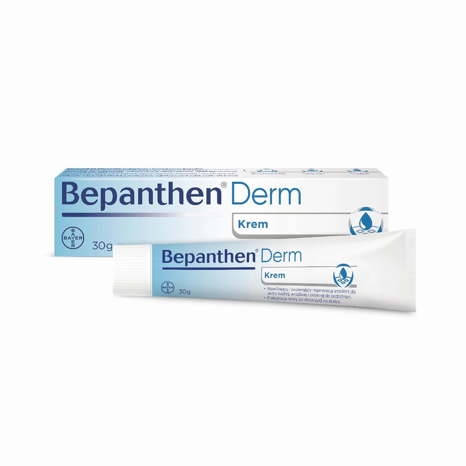 Bepanthen Derm Krem (Skin Moisturizing Cream), 30 g / 1,06 Oz(Pack of 1)