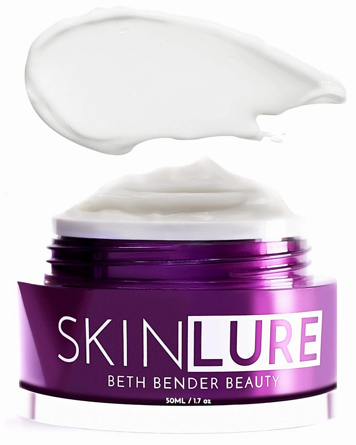 Beth Bender Beauty SKINLURE Hydrate   Revive Face Moisturizer with Vitamin C - Anti Aging Facial Cream for Dry Sensitive Skin - 1.7 oz
