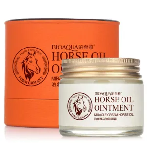 BIOAQUA Horse Oil Ointment Miracle Cream Material From Germany Anti-Aging Nourishes Rejuvenation 70g