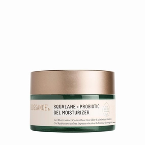 Biossance Squalane   Probiotic Balancing Face Gel Moisturizer - Advanced Formula for Oily & Acne-Prone Skin, Encapsulated Probiotics, Reduces Redness & Excess Oil, Soothes Sensitive Skin - 1.69 oz
