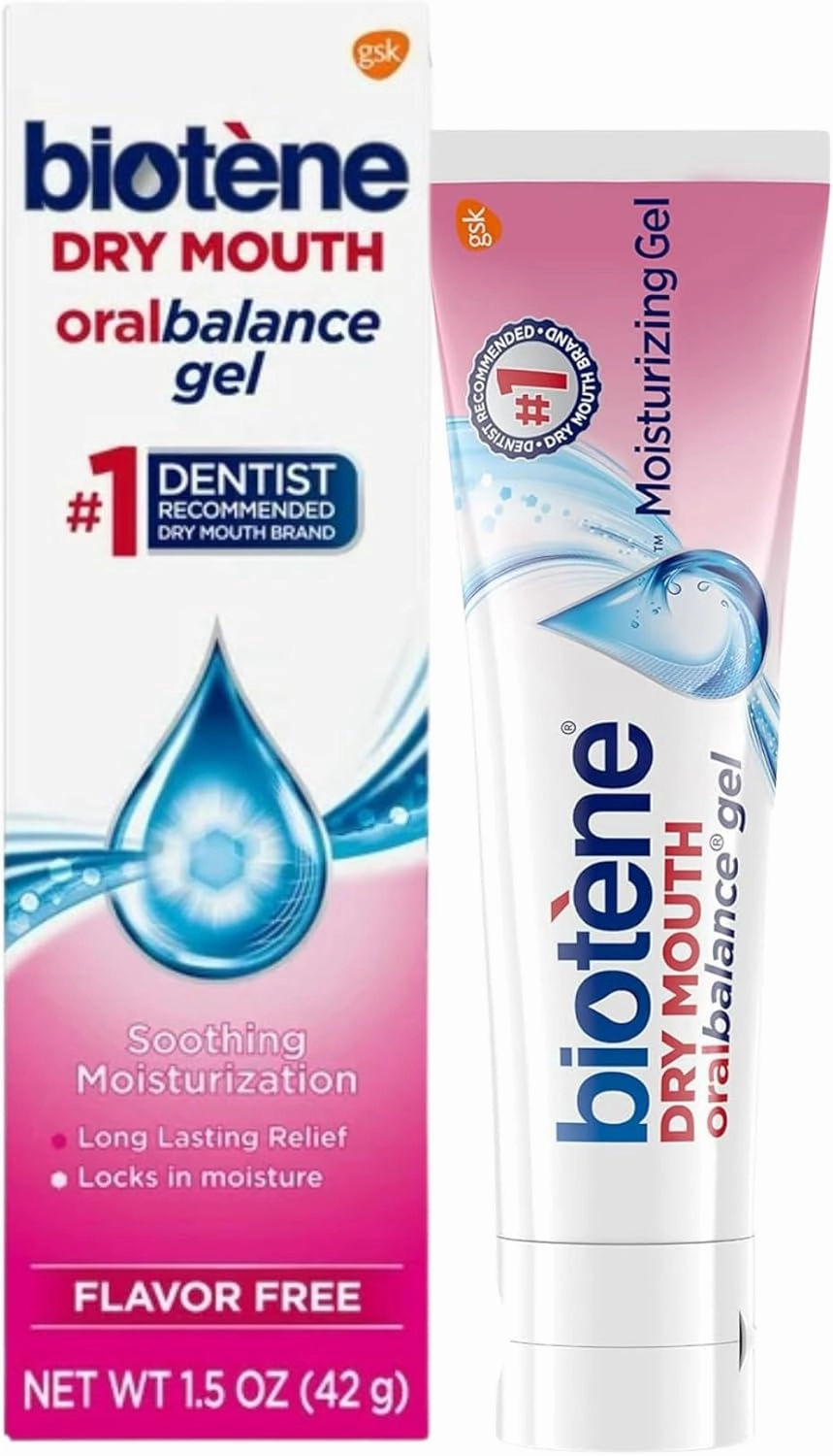 Biotene Oralbalance Alcohol Free Dry Mouth Moisturizing Gel, Unflavored, 1.5 Oz