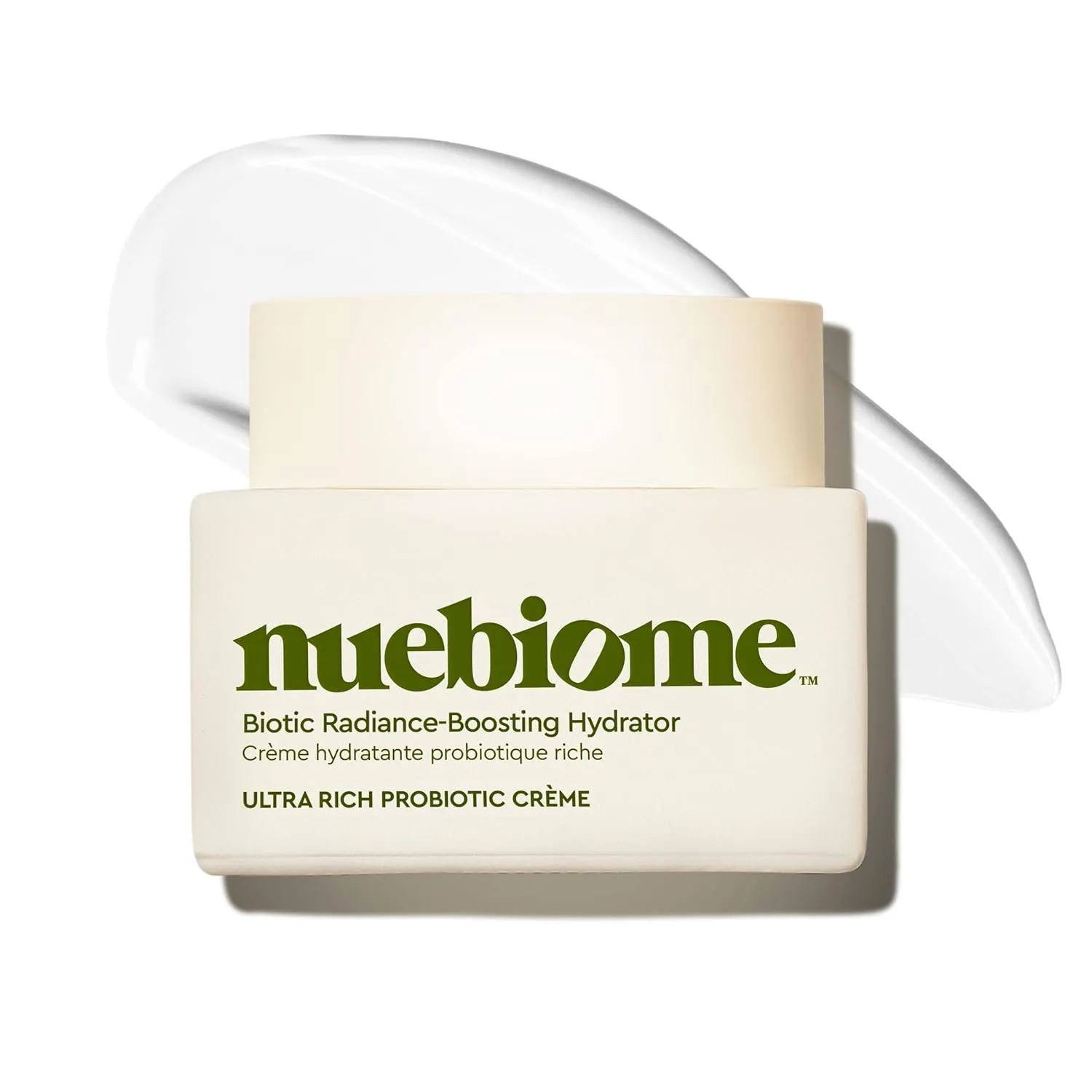 Biotic Radiance-Boosting Hydrator; Rich Anti-Aging Face Moisturizer, Neck and Chest Cream, Mushroom Amino Acid & Vitamin C to Reduce Wrinkles, Firm and Brighten Skin; 52 mL