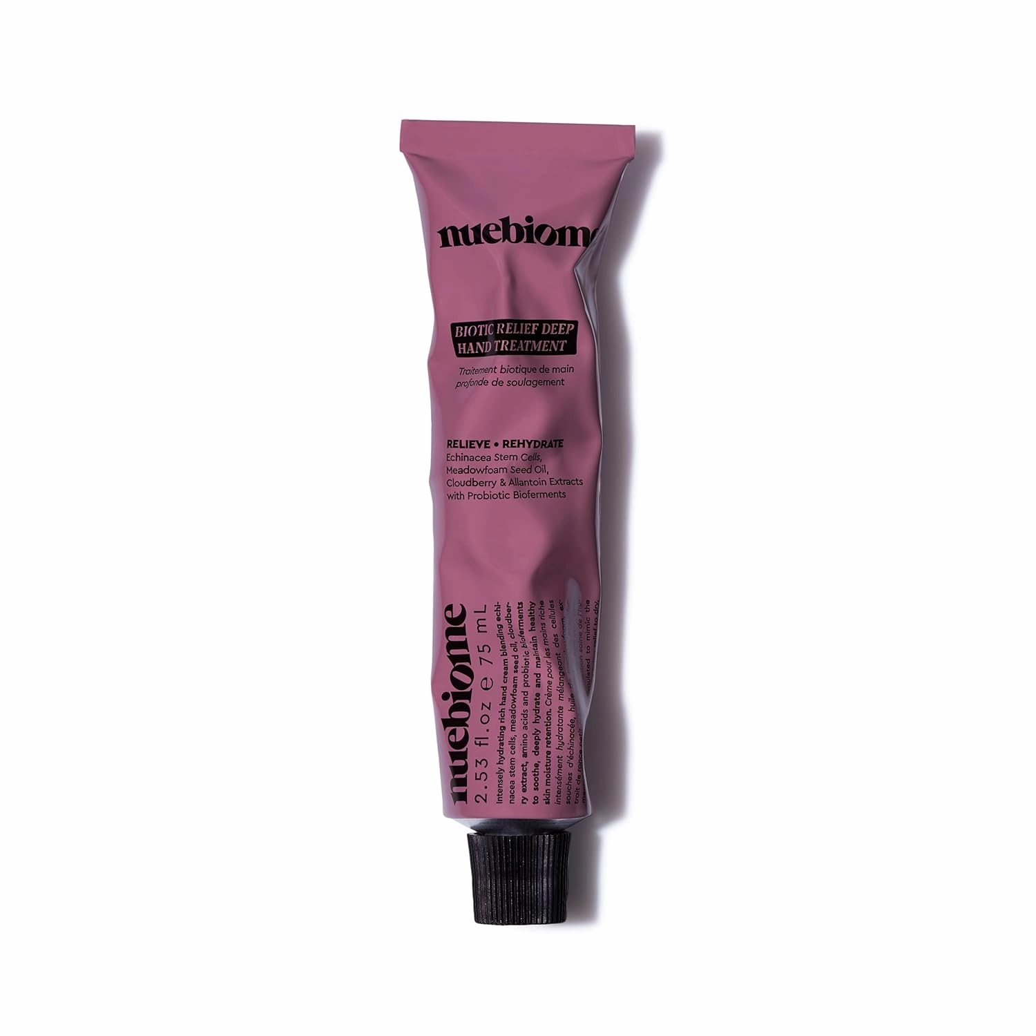 Biotic Relief Deep Hand Cream for Dry Skin | Residue-free Intense Hydration Moisturizer for Hands, Unscented | 75 mL | Paraben, Cruelty-free & Vegan