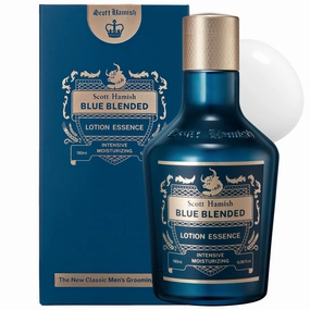 Blue Blended Lotion Essence – Men Anti Aging Face Moisturizer with Hyaluronic Acid & Amino Acid – Anti Wrinkle Face Emulsion to Restore Vitality & Firmness, 6.09 fl.oz.