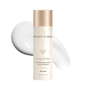 BODY FIRM Crepe Erase Advanced Restorative Facial Treatment, Anti-Aging Skin Care, Face Moisturizer, Firming and Moisturizing Face and Neck Cream, Supports Wrinkles, Original Citrus, 1.7 fl oz