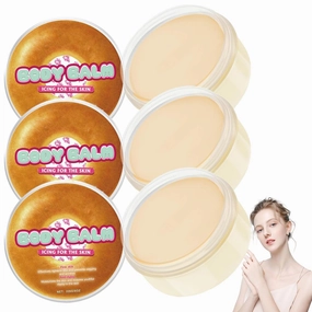 Body Butter Donut, Nourishing Moisturizing Whipped Body Butter for Women, Butter Donut AntiAging Skin Care Body Moisturizer Cream for All Skin Type, Improve Dullness, Even Out Skin Tone (3pc)