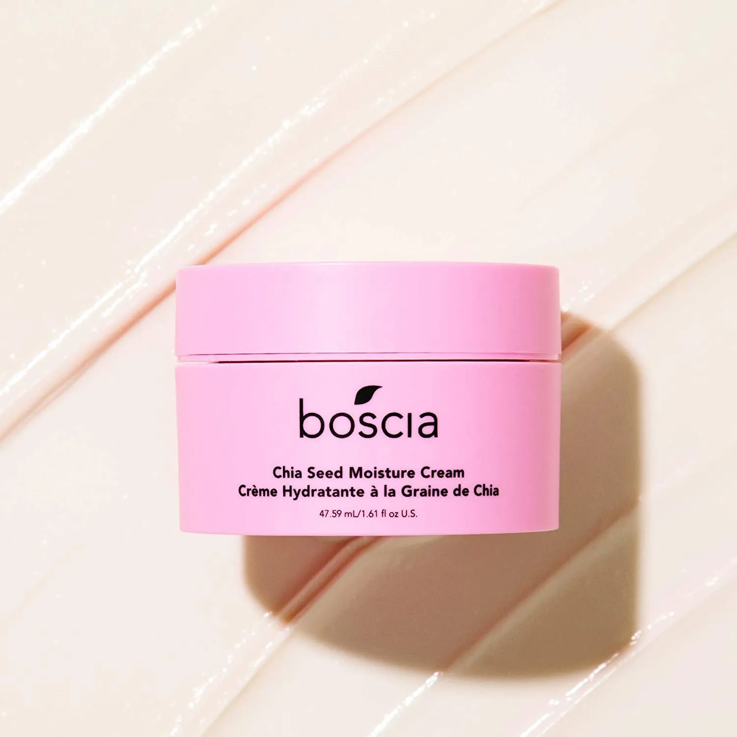 boscia Chia Seed Moisture Cream - Vegan, Cruelty-Free, Natural Skin Care - Sensitive Skin Face Lotion with Elderberry, Vitamin A, Vitamin B6, Vitamin C & Vitamin E - For Dry Skin Types - 1.61 Oz