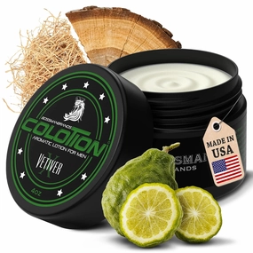 Bossman Colotion (Vetiver X Scent) – 2-in-1 Men's Lotion & Cologne, Moisturizing & Hydrating Scented Body Cream for Daily Use