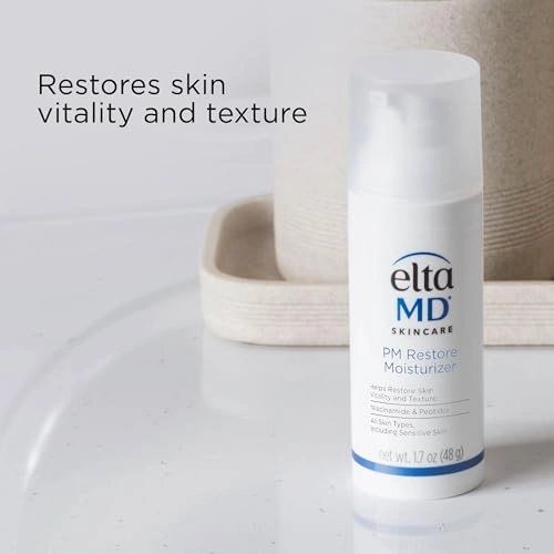 Bundle of EltaMD UV Clear Face Sunscreen SPF 46   EltaMD AM Restore Face Moisturizer