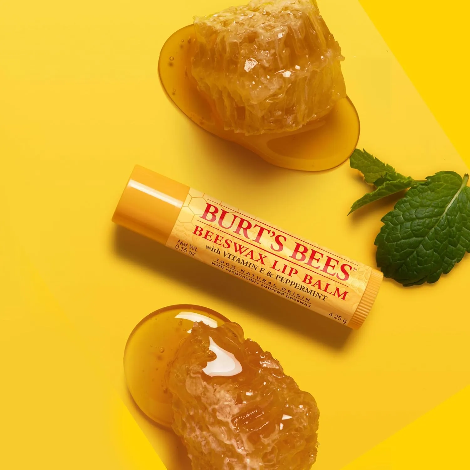 Burt's Bees Mothers Day Gifts Ideas - Balm Bouquet Lip Balm Set, Original Beeswax, Vanilla Bean, Cucumber Mint, Coconut & Pear Pack, Natural Origin Lip Treatment, 4 Tubes, 0.15 oz.