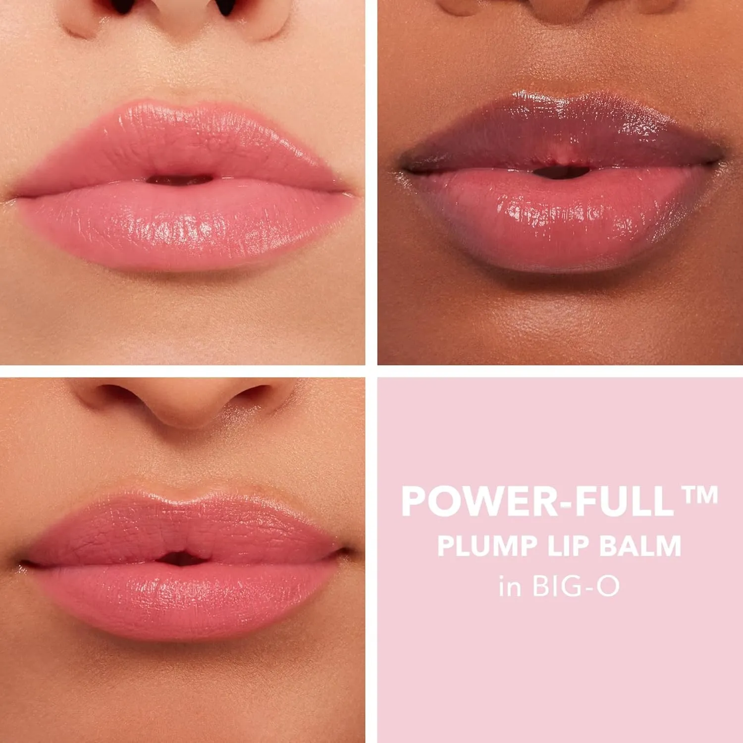 BUXOM Power-Full Plumping Lip Balm, Tinted Lip Balm Plumper, Enhancing & Hydrating Lip Moisturizer Formulated with Peptides