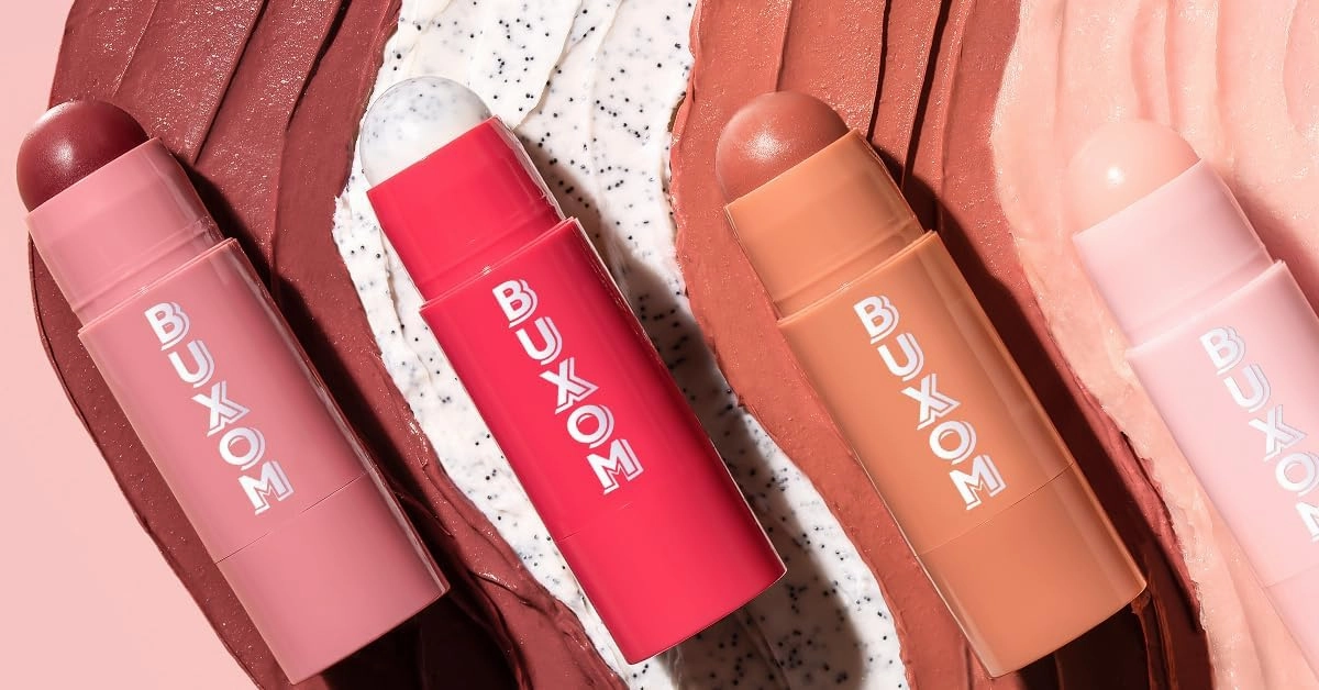 BUXOM Power-Full Plumping Lip Balm, Tinted Lip Balm Plumper, Enhancing & Hydrating Lip Moisturizer Formulated with Peptides