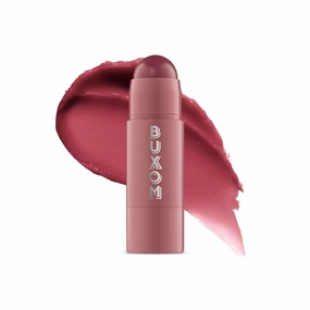BUXOM Power-Full Plumping Lip Balm, Tinted Lip Balm Plumper, Enhancing & Hydrating Lip Moisturizer Formulated with Peptides