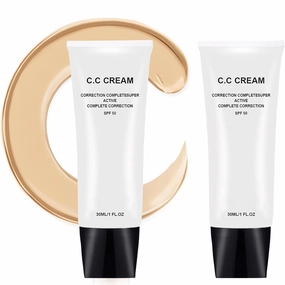 C Cream Skin Tone Self Adjusting for Mature Ski.n,Ski.n Tone Adjusting C Crea.m SP F50,for Older Women 60ml-2PCS