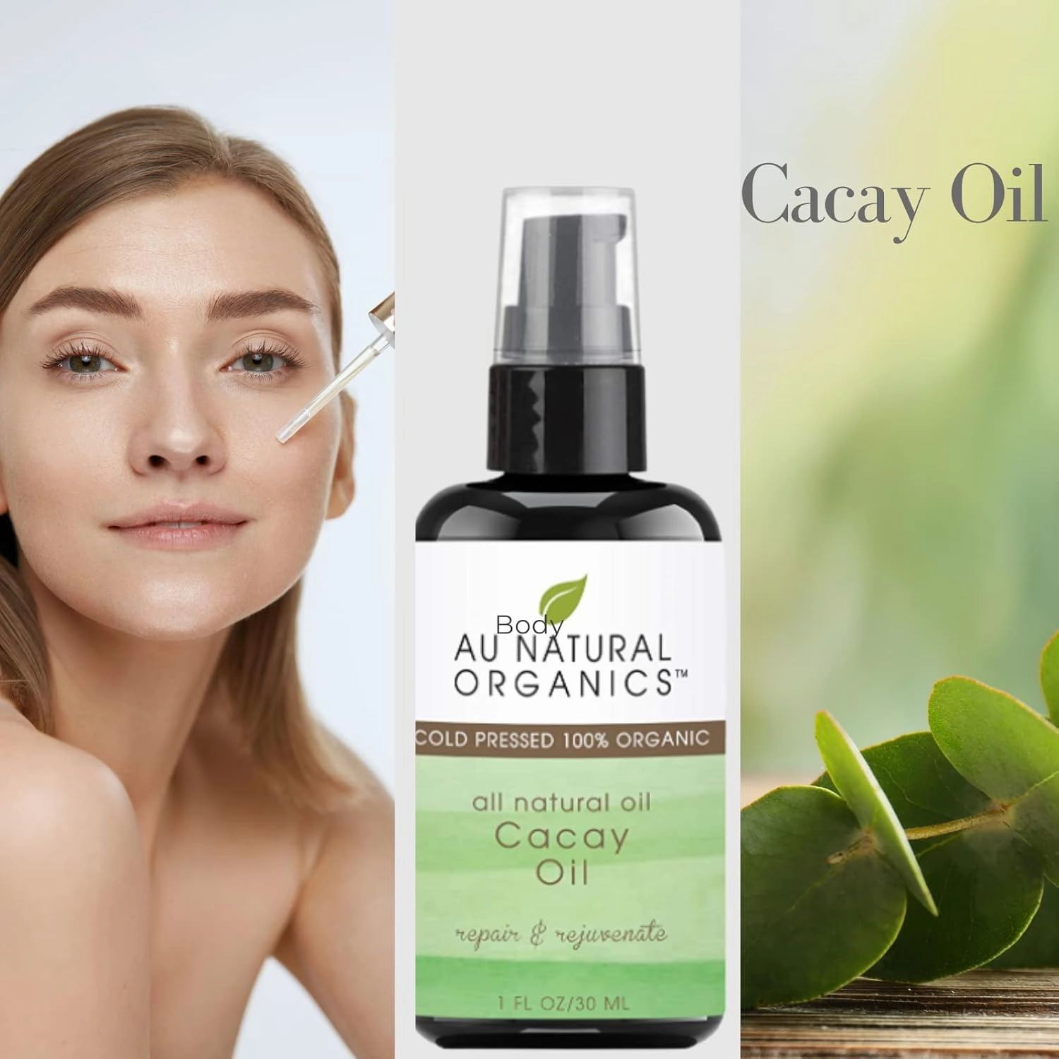 Cacay Oil - 100% Cold Pressed Kahai, Natural Retinal Vitamin A, E for Hair, Face, Body, Nails - Anti Wrinkle Face Oil, Repair Dry Damaged Hair, Reduces Flakes on Scalp 30ml