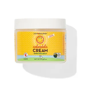 California Baby Calendula Cream | 100% Plant-Based Moisturizer | Lavender Baby Lotion | Face Moisturizer For Dry Skin | Hypoallergenic | 2 oz / 57g