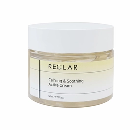 Calming & Soothing Active Cream, 50ml, Korean Skincare, Moisturizing Gel-Cream with Aloe Vera, BHA, Centella Asiatica, Hyaluronic Acid, Allantoin