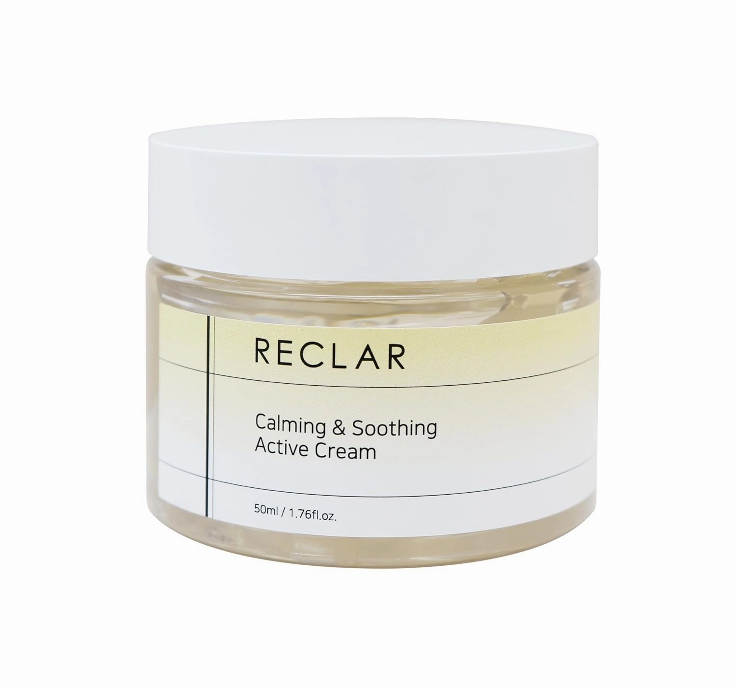 Calming & Soothing Active Cream, 50ml, Korean Skincare, Moisturizing Gel-Cream with Aloe Vera, BHA, Centella Asiatica, Hyaluronic Acid, Allantoin