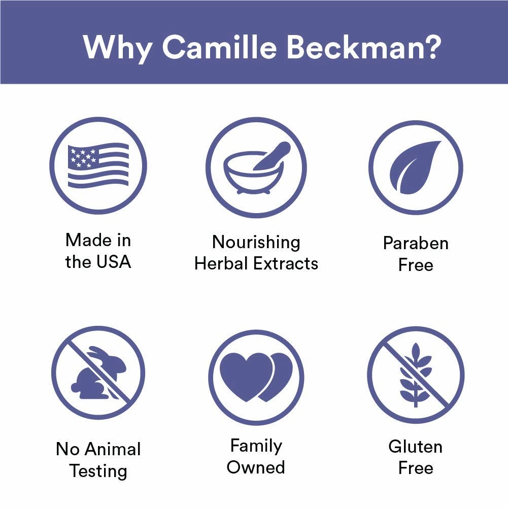 Camille Beckman Glycerine Hand Therapy Cream, Blackberry Lavender, 8 Ounce