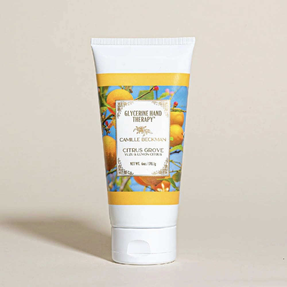 Camille Beckman Glycerine Hand Therapy Cream, Citrus Grove, 6 Ounce