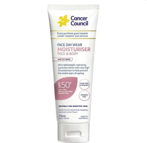 Cancer Council Face Daywear Moisturiser Invisible SPF50 