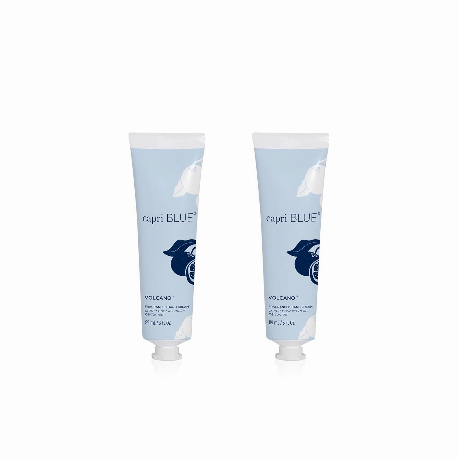Capri Blue Moisturizing Hand Cream Travel Size – Flora Edit Collection – Nourishing Hand Cream for Dry Cracked Hands with Jojoba Oil & Shea Butter – Skin Care (Volcano, 3 oz pack of 2)