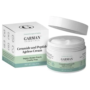 Ceramide and Peptide ageless Cream, Daily Facial Repair Moisturizing Cream, Skincare, Moisturizer, Safe for Sensitive Skin, Vegan, Gluten-Free